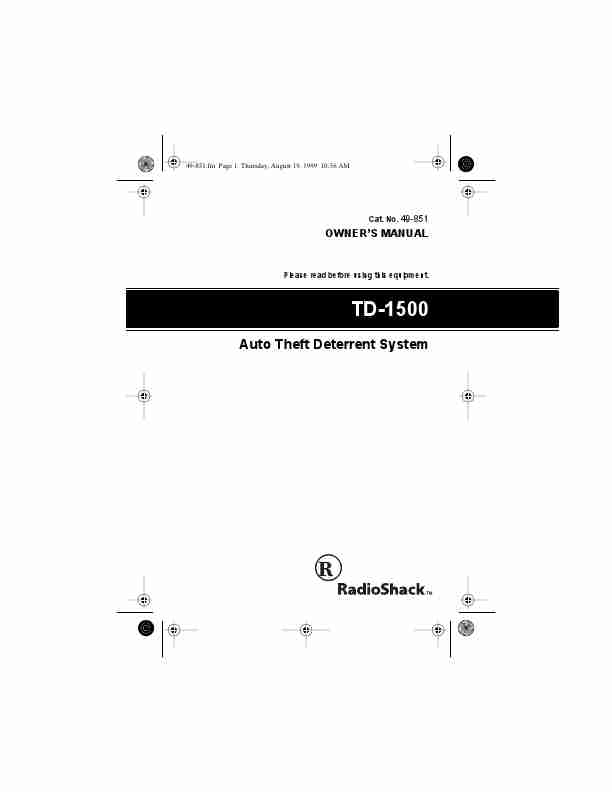 Radio Shack Automobile Alarm TD-1500-page_pdf